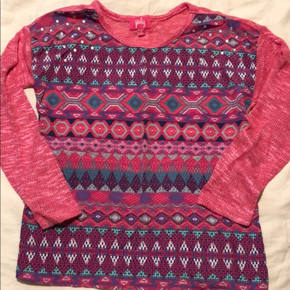 EUC Pinky girls top, size Medium (10/12)